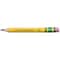 Ticonderoga My First Short Wooden Pencils, Yellow Large Triangle Barrel With Eraser, 36PK X33136 - alternate 5